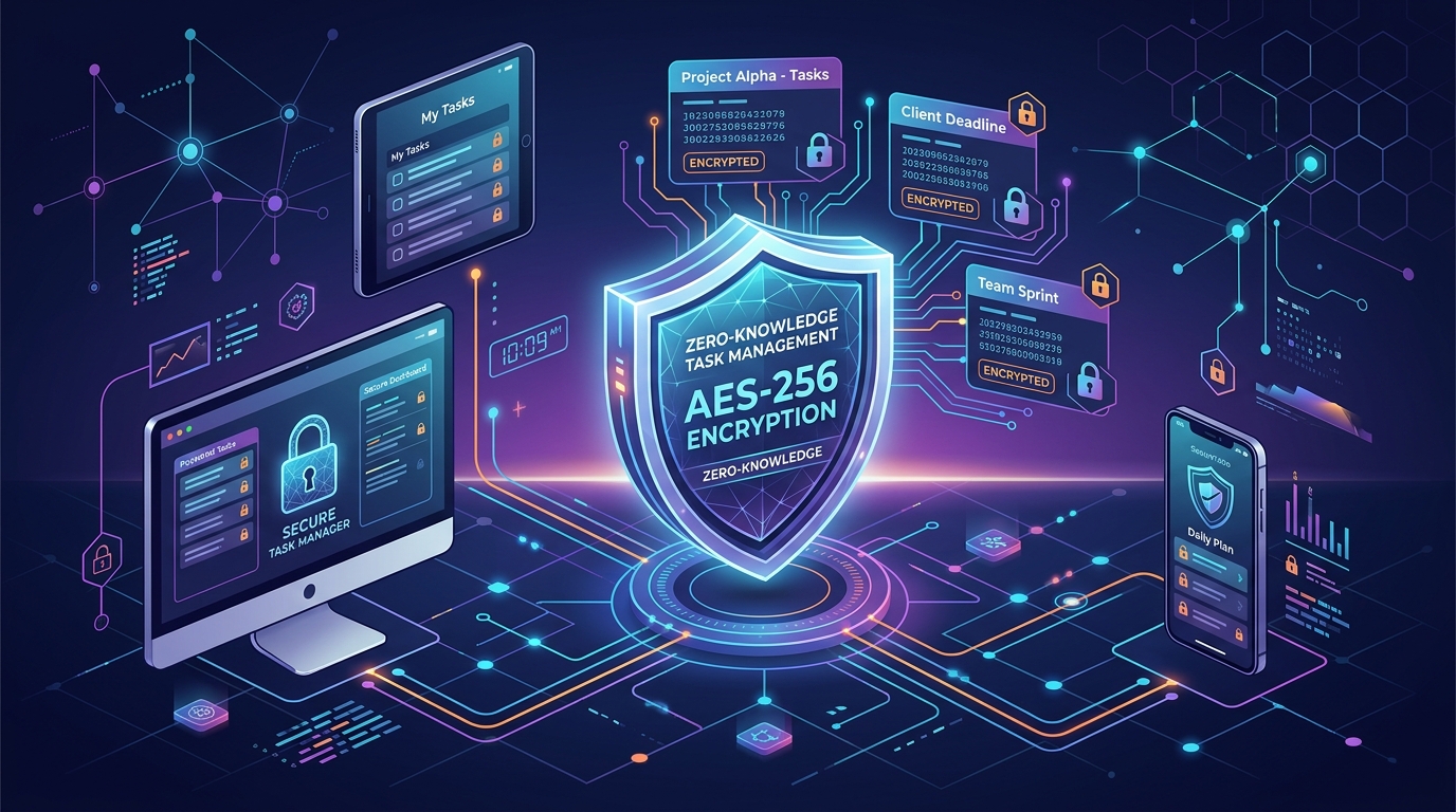 The Anatomy of Zero-Knowledge Productivity: Why Your Daily To-Do List Deserves AES-256 Encryption